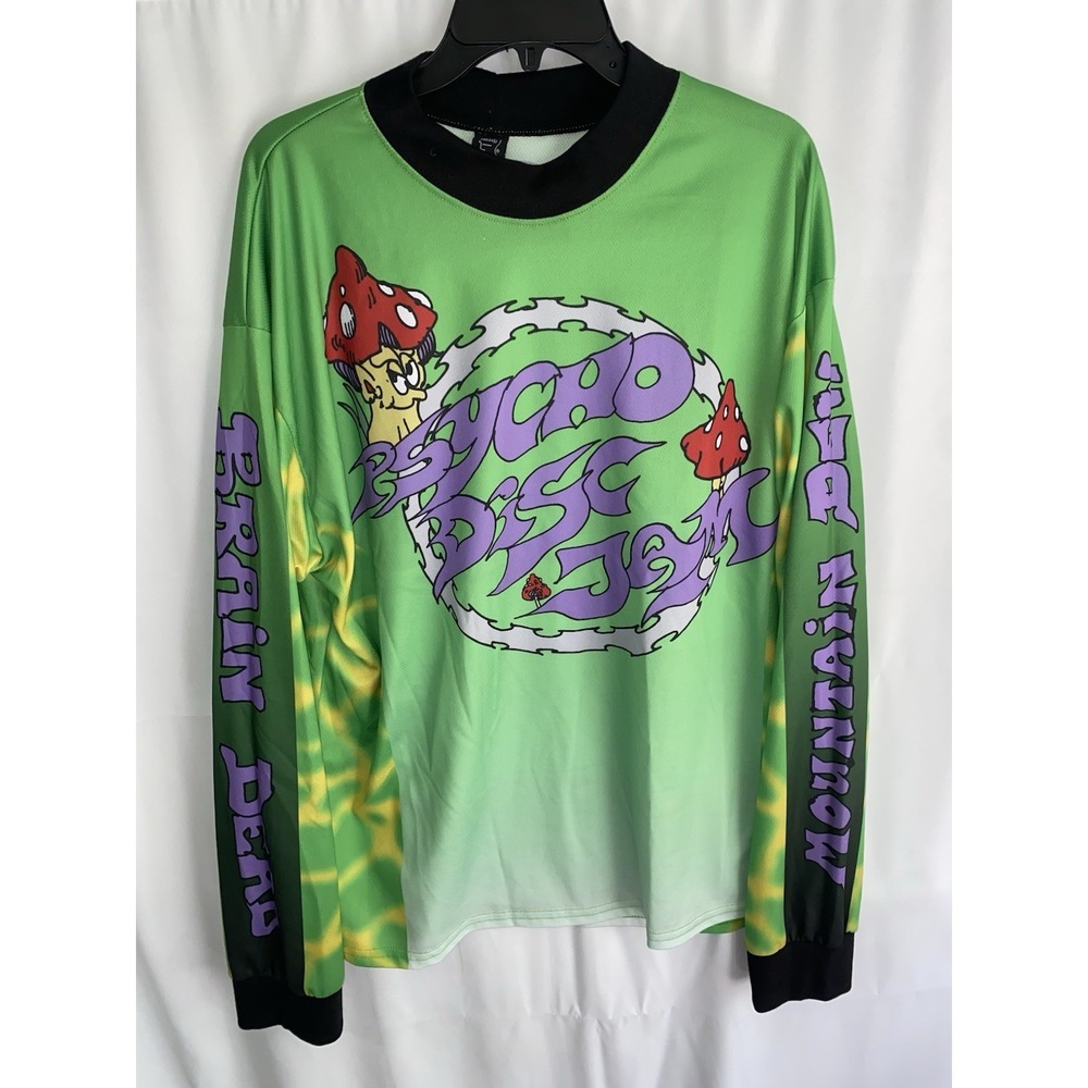 Brain Dead x Mountain Dew Psycho Disc Jam Jersey Size XXL Green